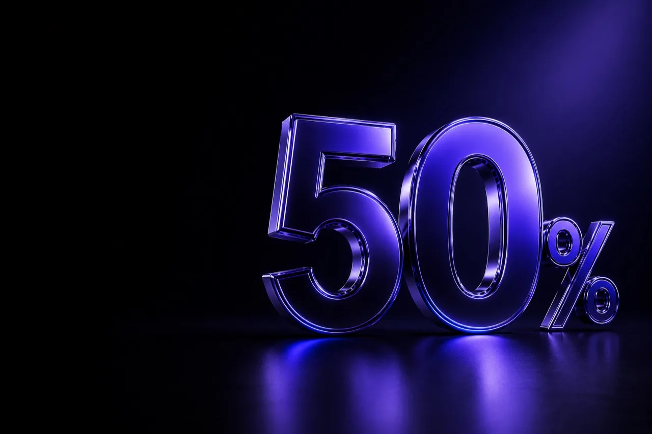 عرض لفترة محدودة بخصم 50%